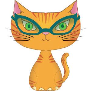 Cat Wearing Glasses