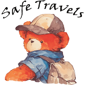 Safe Travels Teddy Bear
