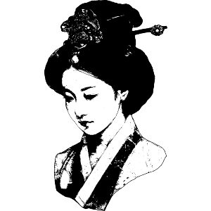 Japanese Geisha Portrait