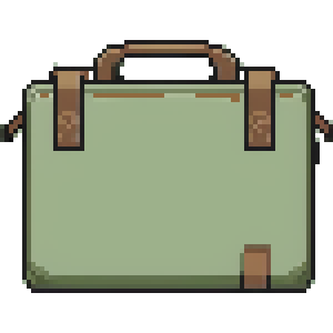 Briefcase Pixel Art