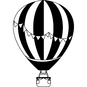 Cute Hot Air Balloon