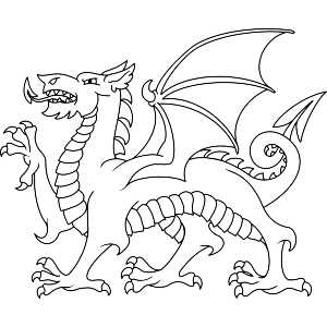 Traditional Welsh Dragon