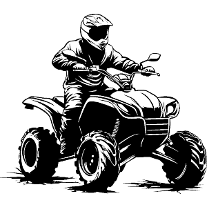 Rider on Quad Bike
