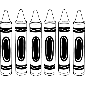 Row of Crayons