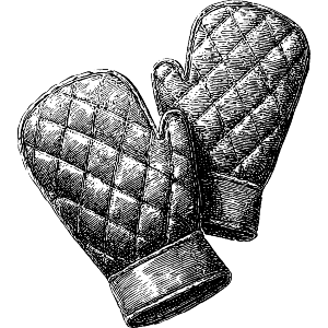 Quilted Oven Mitts