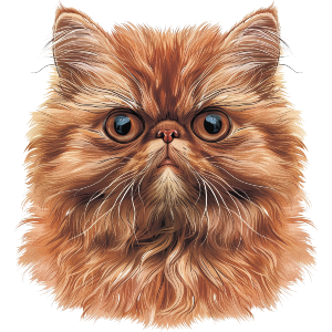 Persian Cat Front View