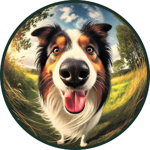 Smiling Border Collie