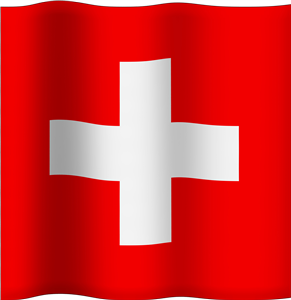 Waving Switzerland Flag