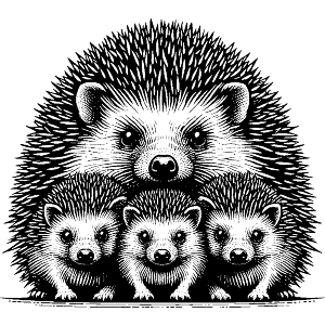 Hedgehog Family