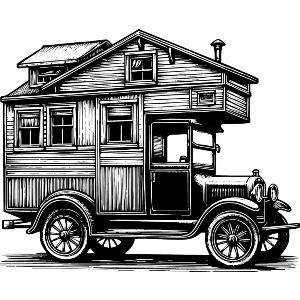Vintage Camping Truck