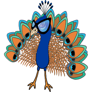 Peacock In Sunglasses