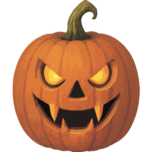 Spooky Vampire Pumpkin Jack-O