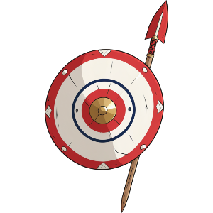 Hoplite Shield & Spear