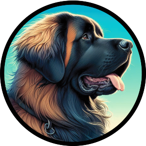 Leonberger Dog Portrait