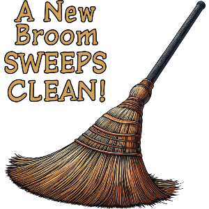 New Broom Sweeps Clean