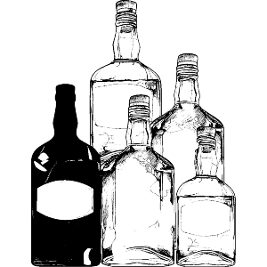 Bottles of Alcohol