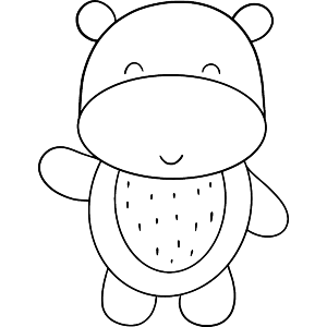 Cute Hippo