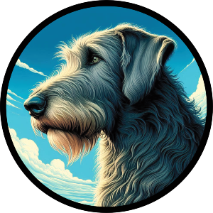 Irish Wolfhound Portrait