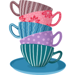 Stacked Teacups