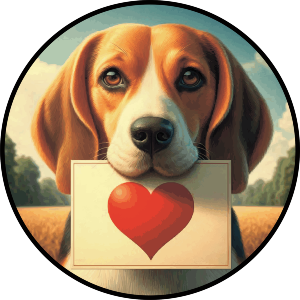 Beagle Love Note