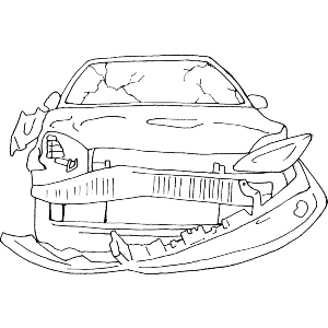 Crashed Car