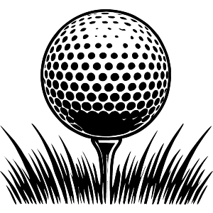 Golf Ball On Tee