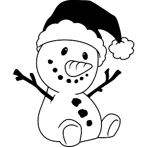 Festive Baby Snowman
