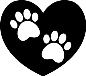 Pawprint Heart