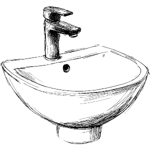 Basin and Faucet
