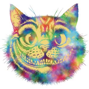 Colourful Cheshire Cat