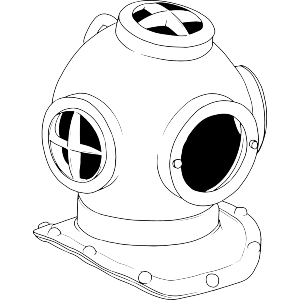 Deep Sea Diving Helmet