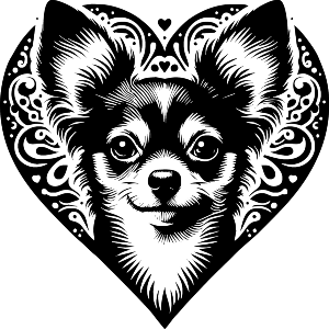 Chihuahua Love Heart