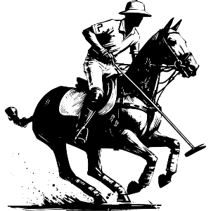 Polo Player On Horseback
