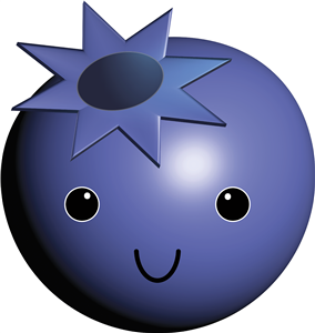 Cute Blueberry Face