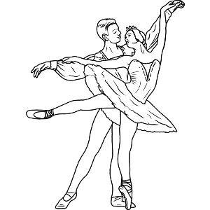 Ballet Dancer Couple