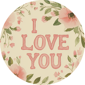 I Love You with Flowers