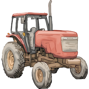 Rustic Old Farm Tractor