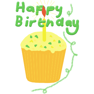 Happy Birthday Cup Cake 