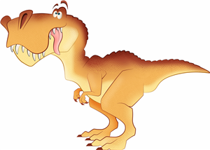 Goofy Dinosaur