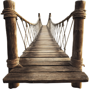 Wooden Bridge Front View