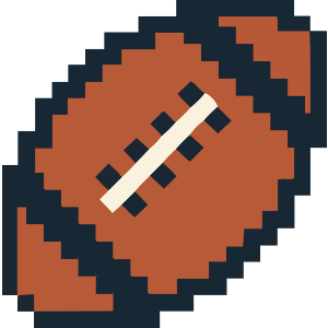 8-Bit Rugby Ball