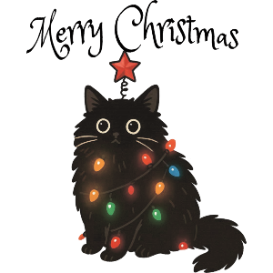 Merry Christmas Cat