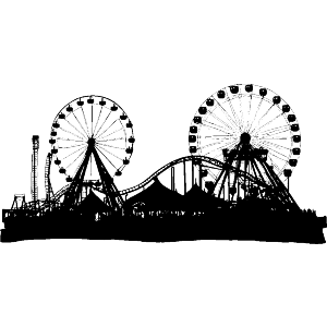 Carnival Rides Silhouette 