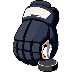 Hockey Puck & Glove