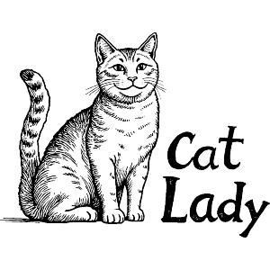 Cat Lady with Cat