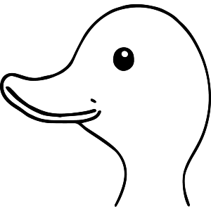 Rubber Duck Head