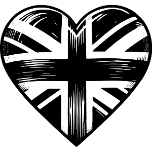 Union Jack Love Heart