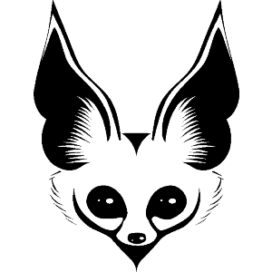 Minimalist Fennec Fox