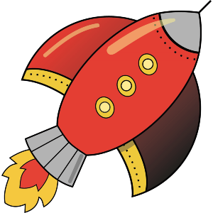Rocket Ship Flying