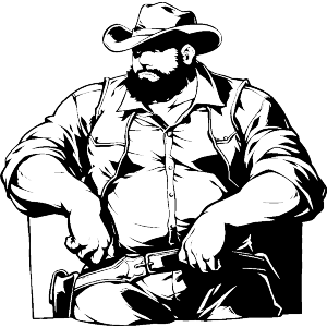 Chunky Handsome Cowboy